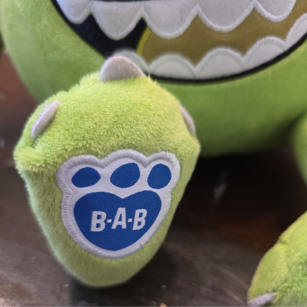Monsters Inc Build-a-Bear Mike Wazowski Large Plush 7" BAB - Picture 3 of 6
